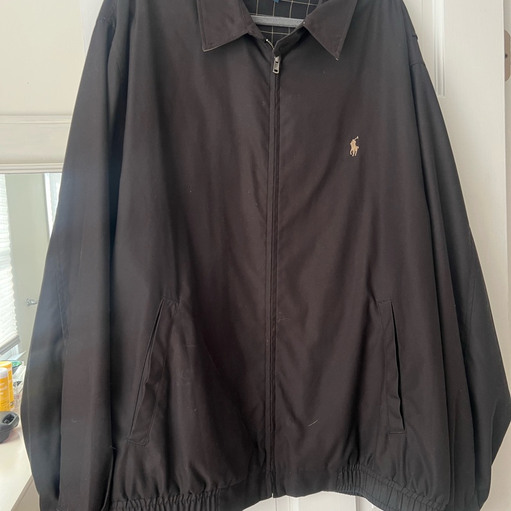 Polo by Ralph Lauren Men's Black Windbreaker